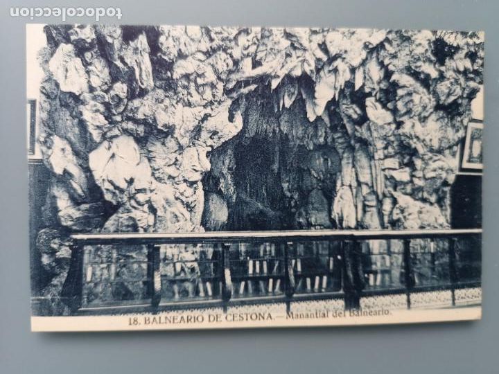 Postkarten: POSTAL BALNEARIO CESTONA N&ordm; 18 MANANTIAL GUIPUZCOA PERFECTA CONSERVACION