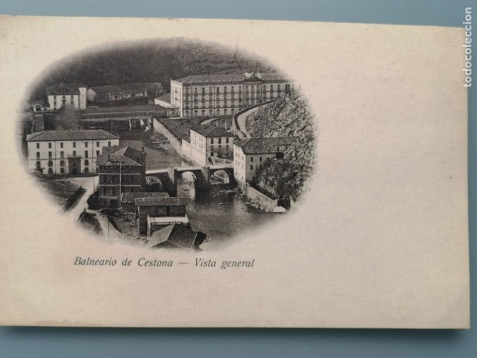 Postkarten: POSTAL BALNEARIO CESTONA VISTA GENERAL PRIMERA EPOCA ANTERIOR A 1905 LE FALTA HOJA DEL REVERSO