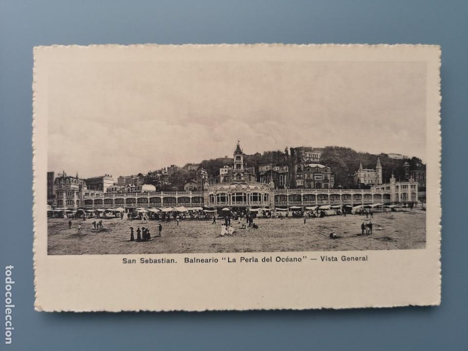 Postkarten: POSTAL SAN SEBASTIAN BALNEARIO PERLA DEL OCEANO VISTA GENERAL EDIC KOCH GUIPUZCOA PERFECTA CONS