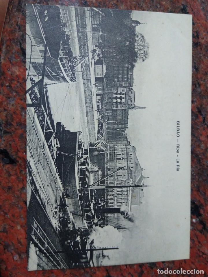 Postales: Bilbao La Ropa. La R&iacute;a. Sin circular. - Foto 1
