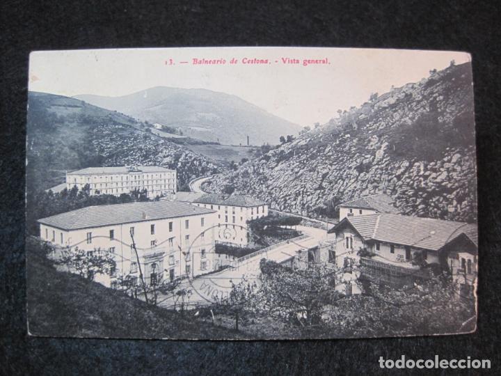 Postcards: BALNEARIO DE CESTONA-VISTA GENERAL-POSTAL ANTIGUA-(81.003)