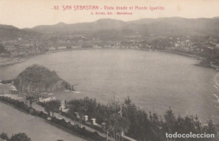 Postcards: postal - san sebastian -vista desde el monte igueldo - n&ordm; 32 - ed roisin - a&ntilde;os 20 / 30 - nueva - x