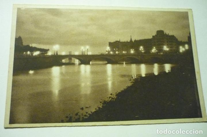 Postcards: postal s.sebastian.-puente sta-catalina -noche.escrita &iexcl;&iexcl;ES COLOR MARRON FOTO PARECE B-N&iexcl;&iexcl; CM