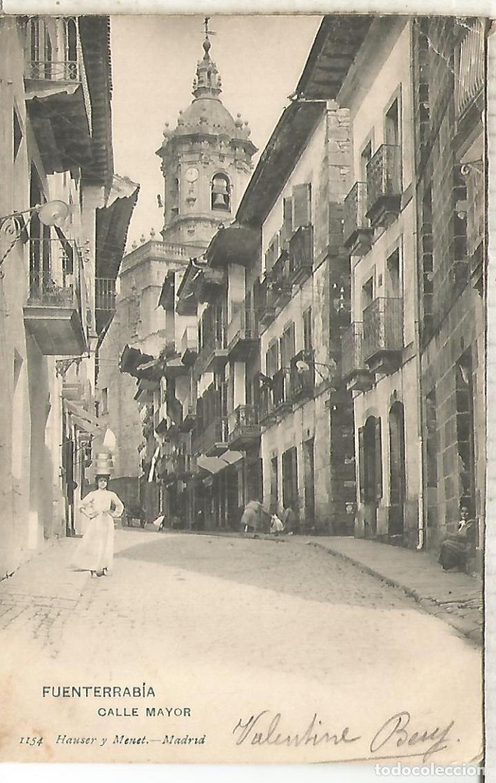 Postcards: GUIPUZCOA FUENTERRABIA DORSO SIN DIVIDIR
