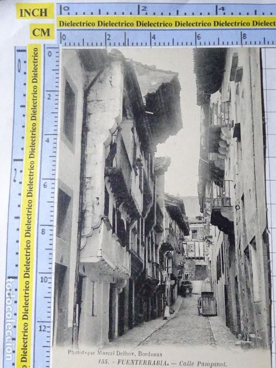 Postcards: POSTAL DE GUIP&Uacute;ZCOA. A&Ntilde;OS 10 30. FUENTERRABIA CALLE PAMPINOT 155 MD. 320