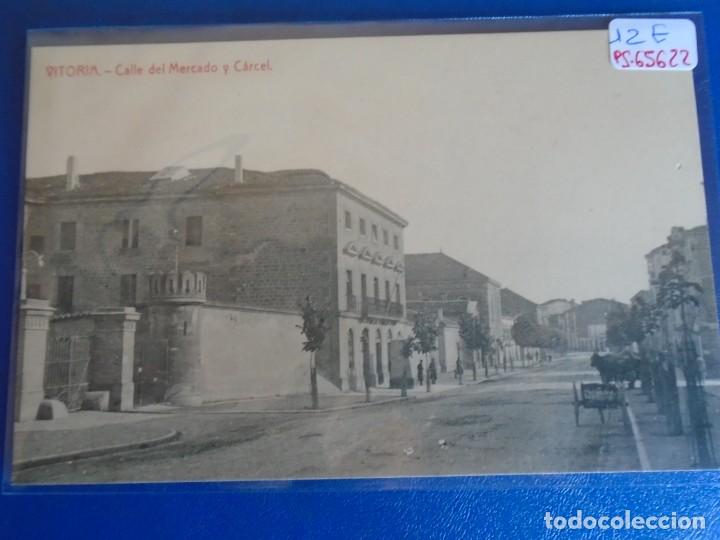 Postcards: (PS-65622)POSTAL DE VITORIA-CALLE DEL MERCADO Y CARCEL.THOMAS