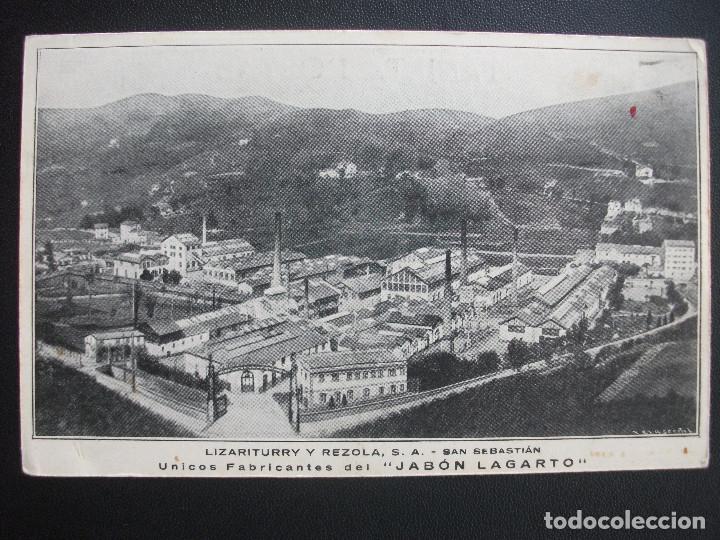 Postcards: LIZARITURRY Y REZOLA S.A., SAN SEBASTIAN, JABON LAGARTO