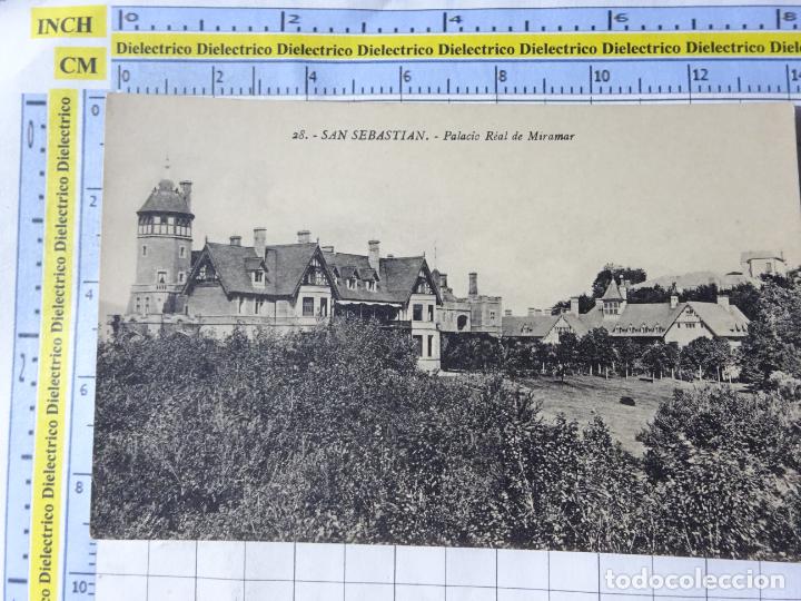 Postais: POSTAL DE GUIP&Uacute;ZCOA. A&Ntilde;OS 10 30. SAN SEBASTIAN. PALACIO REAL DE MIRAMAR. 28 GALARZA. 861