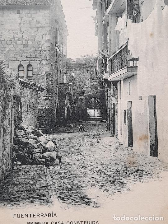 Postales: Fuenterrab&iacute;a. Primera Casa Construida. - Foto 2