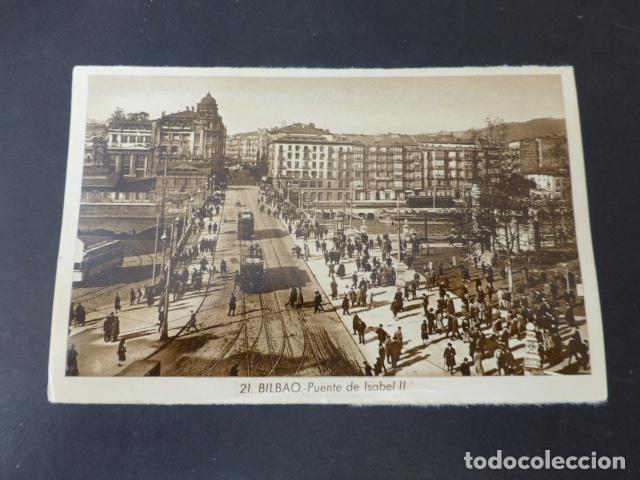Postales: BILBAO PUENTE DE ISABEL II - Foto 1