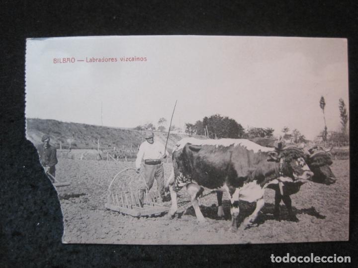 Postais: BILBAO-LABRADORES VIZCAINOS-FOTOTIPA CASTA&Ntilde;EIRA-POSTAL ANTIGUA-(82.650)