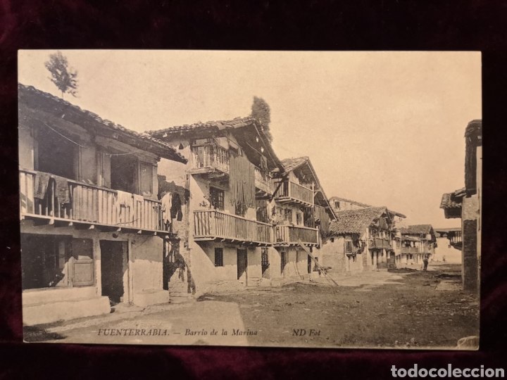 Postcards: POSTAL ANTIGUA - FUENTERRABIA-BARRIO DE LA MARINA