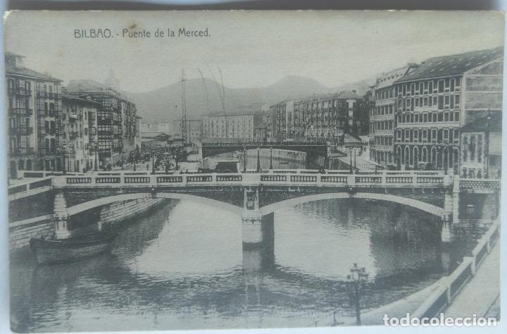 Postales: BILBAO PUENTE DE LA MERCED - Foto 1