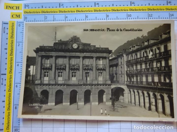 Postcards: POSTAL DE GUIP&Uacute;ZCOA. A&Ntilde;OS 30 50. SAN SEBASTIAN. PLAZA DE LA CONSTITUCI&Oacute;N 19 ALSINA . 2813