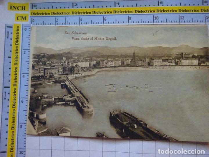 Postcards: POSTAL DE GUIP&Uacute;ZCOA. A&Ntilde;OS 10 30. SAN SEBASTIAN. VISTA DESDE EL MONTE URGULL. HAUSER MENET. 2824