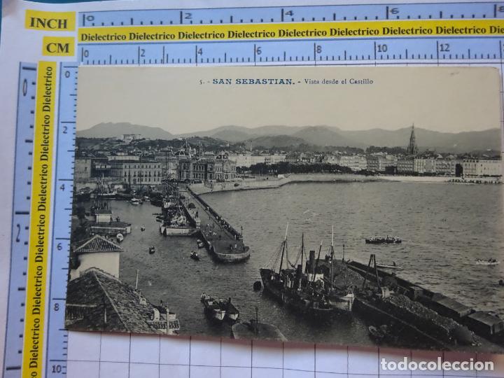 Postcards: POSTAL DE GUIP&Uacute;ZCOA. A&Ntilde;OS 10 30. SAN SEBASTIAN. VISTA DESDE EL CASTILLO 5 GALARZA . 2835