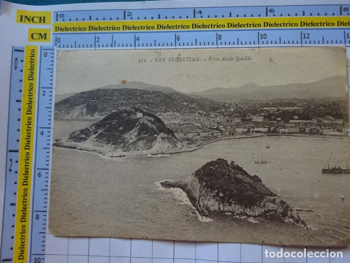 Cartoline: POSTAL DE GUIP&Uacute;ZCOA. A&Ntilde;OS 10 30. SAN SEBASTIAN. VISTA DESDE IGUELDO 432 GALARZA. 2842