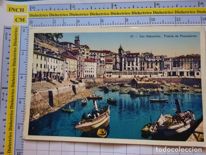 Postcards: POSTAL DE GUIP&Uacute;ZCOA. A&Ntilde;OS 10 30. SAN SEBASTIAN. PUERTO DE PESCADORES 97 GALARZA. 2849