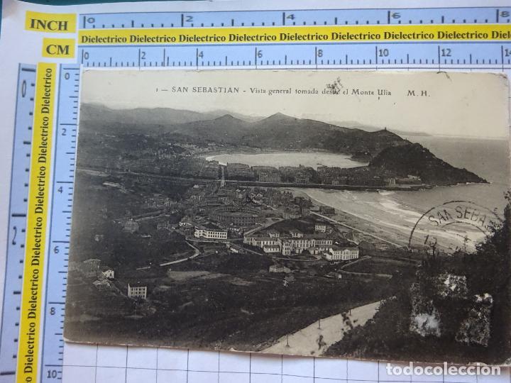 Postcards: POSTAL DE GUIP&Uacute;ZCOA. A&Ntilde;OS 10 30. SAN SEBASTIAN VISTA GENERAL DESDE EL MONTE ULIA 1 MH. 2862