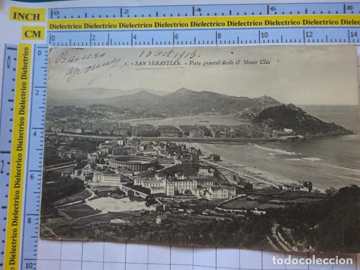 Postcards: POSTAL DE GUIP&Uacute;ZCOA. A&Ntilde;OS 10 30. SAN SEBASTIAN VISTA GENERAL DESDE EL MONTE ULIA 1 GALARZA. 2863