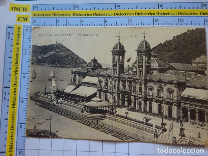 Postcards: POSTAL DE GUIP&Uacute;ZCOA. A&Ntilde;OS 10 30. SAN SEBASTIAN EL GRAN CASINO 17 GALARZA. 2864