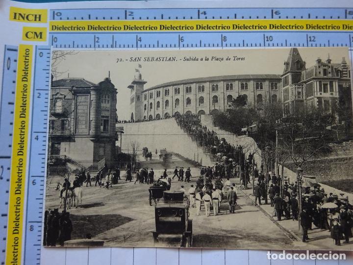 Postcards: POSTAL DE GUIP&Uacute;ZCOA. A&Ntilde;OS 10 30. SAN SEBASTIAN SUBIDA A LA PLAZA DE TOROS. 72 GALARZA . 2876
