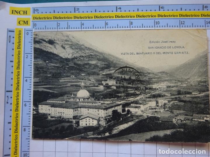 Cartoline: POSTAL DE GUIP&Uacute;ZCOA. A&Ntilde;OS 10 30. LOYOLA SAN IGNACIO DE LOYOLA DESDE MONTE IZAR AITZ. 2936