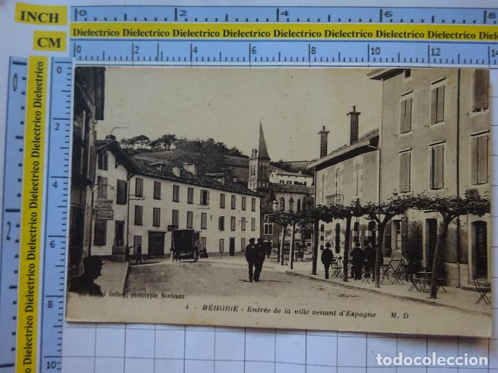 Postcards: POSTAL DE GUIP&Uacute;ZCOA. A&Ntilde;OS 10 30. BEHOBIA ENTR&Eacute;E DE LA VILLE VENANT D'ESPAGNE 4 MD. . 2938