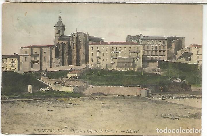Postcards: GUIPUZCOA FUENTERRABIA ESCRITA