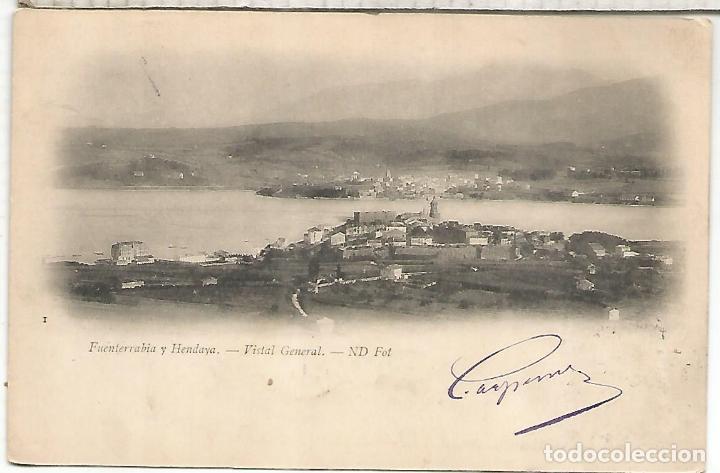 Postcards: GUIPUZCOA FUENTERRABIA DORSO SIN DIVIDIR