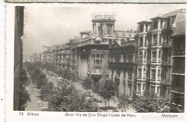 Postales: BILBAO GRAN VIA ESCRITA - Foto 1