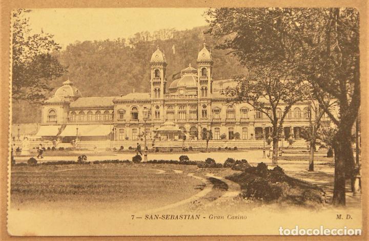 Postais: POSTAL DE SAN SEBASTIAN.GRAN CASINO . SIN CIRCULAR