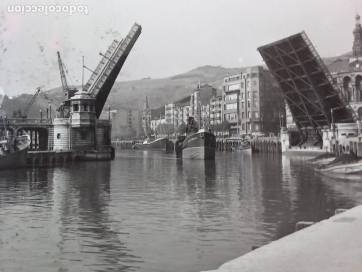 Postales: Bilbao.La ria y el Ayuntamiento. - Foto 2