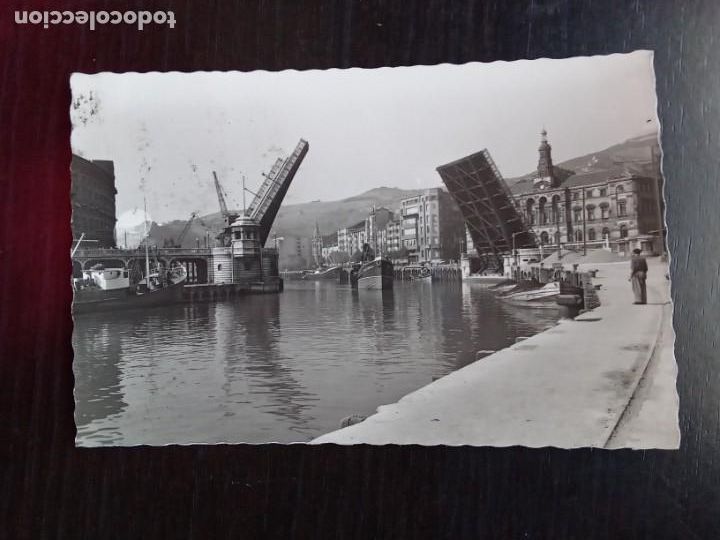 Postales: Bilbao.La ria y el Ayuntamiento. - Foto 1