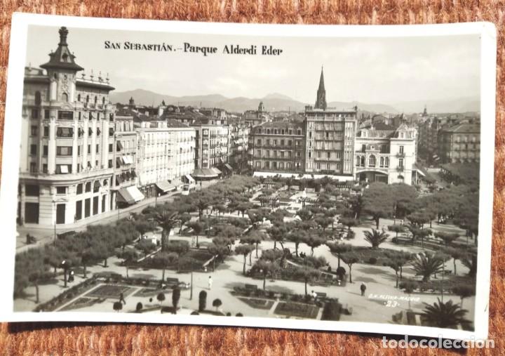 Postkarten: SAN SEBASTIAN - PARQUE ALDERDI EDER - G.H. ALSINA - MARGARA