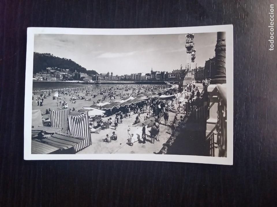 Postkarten: San Sebastian.Playa de la Concha.