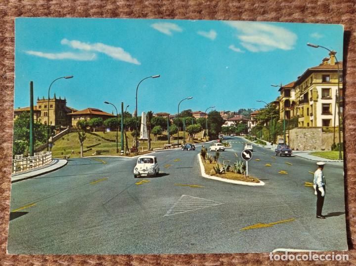 Postales: ALGORTA - VIZCAYA - PLAZA DEL TRIANGULO - Foto 1