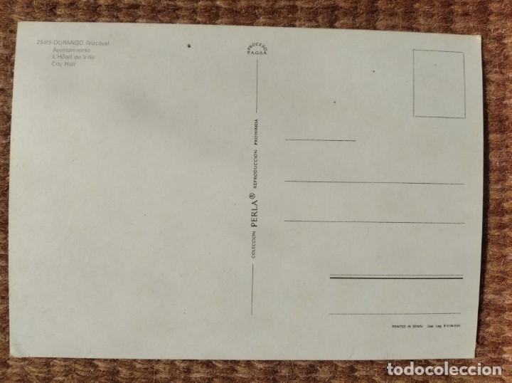 Postales: DURANGO - VIZCAYA - AYUNTAMIENTO - Foto 2