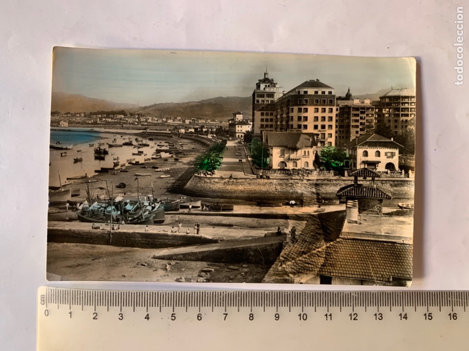 Postais: POSTAL. FUENTERRABIA. EL BIDASOA Y AVDA. GENERAL&Iacute;SIMO FRANCO. H. A. E.