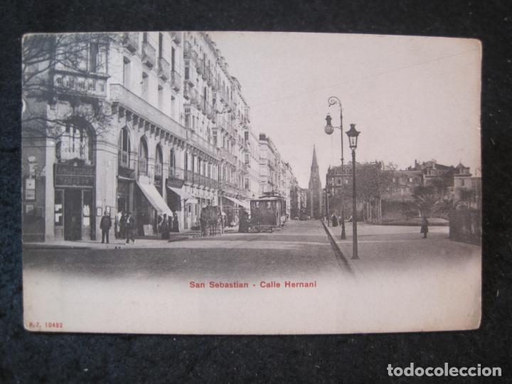 Cartoline: SAN SEBASTIAN-CALLE HERNANI-P.Z. 10452-POSTAL ANTIGUA-(84.441)