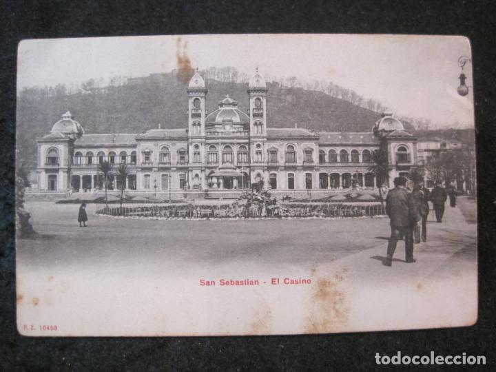 Cartoline: SAN SEBASTIAN-EL CASINO-P.Z. 10453-POSTAL ANTIGUA-(84.442)