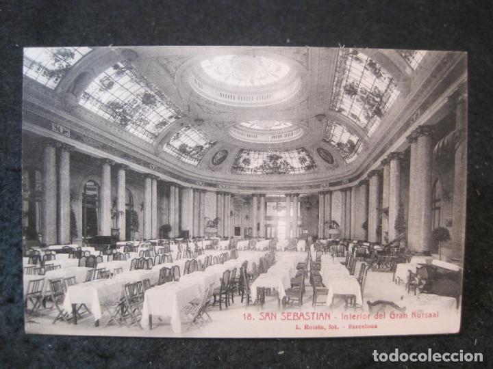 Cartoline: SAN SEBASTIAN-INTERIOR GRAN KURSAAL-ROISIN-POSTAL ANTIGUA-(84.444)