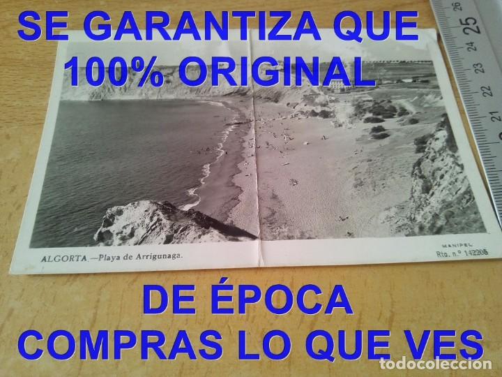 Postales: ALGORTA PLAYA DE ARRIGUNAGA MANIPEL POSTAL CIRCULADA PST7 - Foto 1