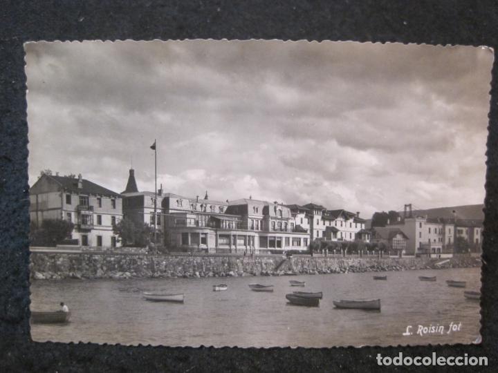 Postcards: LAS ARENAS-CASINO Y MUELLE DE LAS ARENAS-FOTO ROISIN-61-POSTAL ANTIGUA-(85.235)