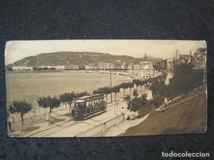 Postcards: SAN SEBASTIAN-PASEO DE MIRACONCHA-TRANVIA-ED&middot;G.GALARZA-34-POSTAL ANTIGUA-(K-4529)