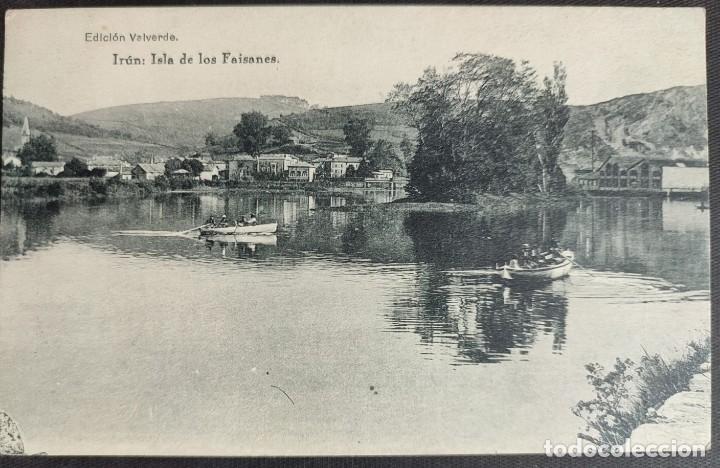 Postales: IRUN ISLA DE LOS FAISANES - Foto 1