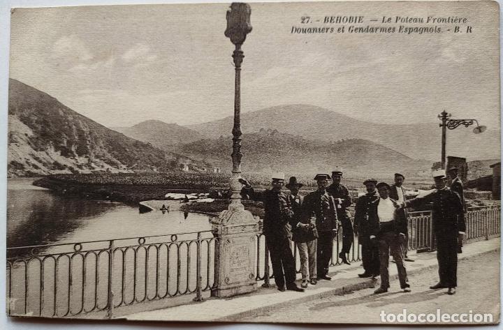 Postales: BEHOBIA PUENTE DE LA FRONTERA - Foto 1