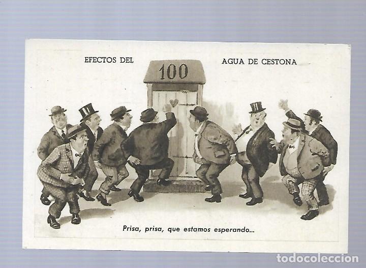 Postales: POSTAL ANTIGUA DEL - BALNEARIO EFECTOS DEL AGUA CESTONA -GUIPUZCOA-EDIC. ARRIBAS EN BLANCO Y NEGRO