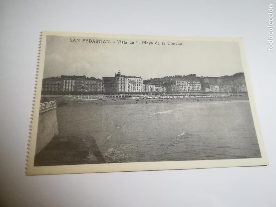 Cartes Postales: TARJETA POSTAL. SAN SEBASTIAN, VIZCAYA. VISTA DE LA PLAYA DE LA CONCHA.MAYOR HERMANOS