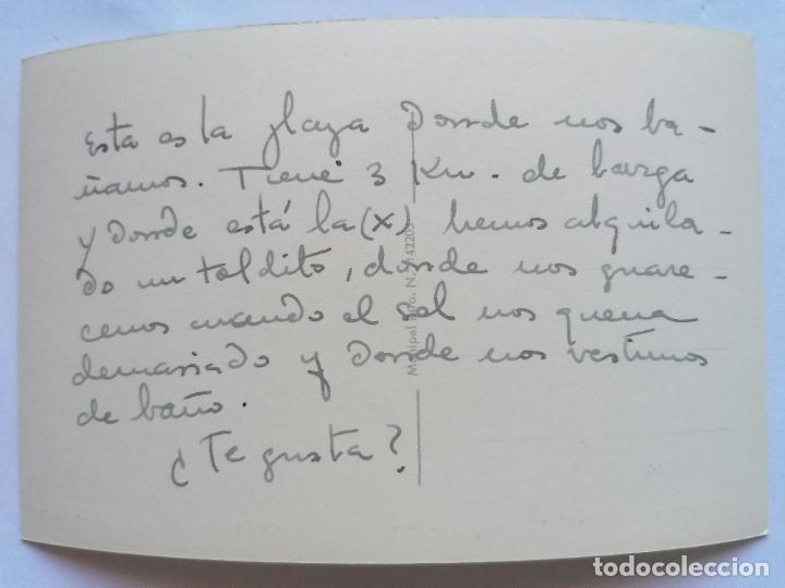 Postales: POSTAL ZARAUZ - LA PLAYA, ESCRITA - Foto 2